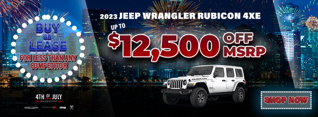 2023 Jeep Wrangler Rubicon 4XE offer