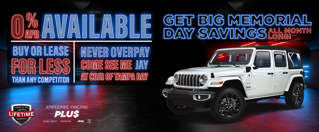 Get big Memorial Day Savings all month long - Employee Pricing Plus