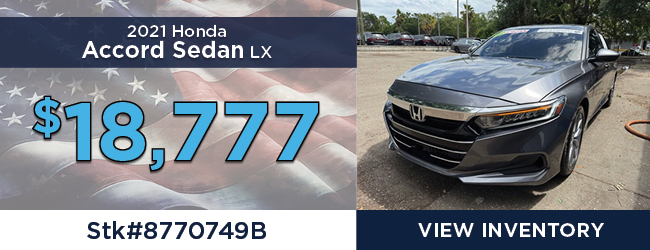 Used 2021 Honda Accord Sedan LX