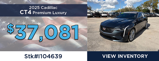Used 2025 Cadillac CT4 Premium Luxury 