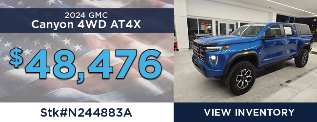 Used 2024 GMC Canyon 4WD AT4X 