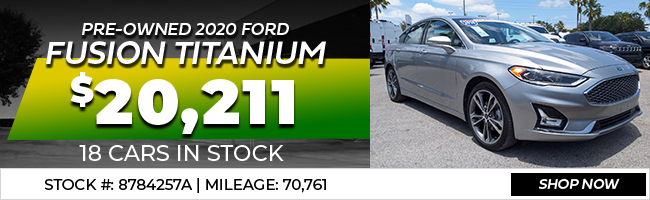 Pre-Owned 2020 Ford Fusion Titanium