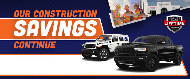 our construction savings continue