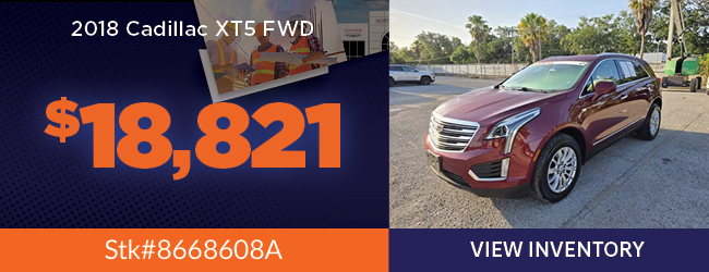 Certified Pre- Owned 2018 Cadillac XT5 FWD