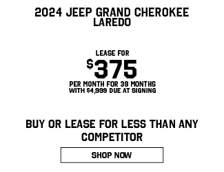 Jeep Grand Cherokee offer