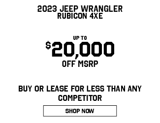 2023 Jeep Wrangler Rubicon 4XE offer