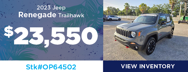 Certified Pre-Owned 2023 Jeep Renegade Trailhawk 