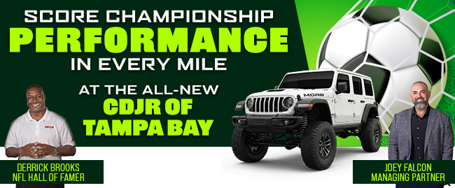 Score Championship performance in every mile - at the all-new  CDJR of Tampa Bay