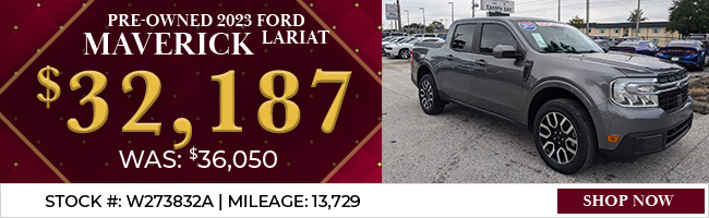 pre-owned Ford Maverick Lariat