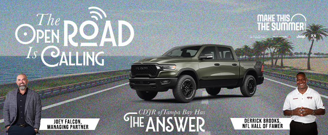 The Open Road Is Calling - CDJR of Tampa Bay has the Answer
