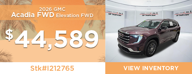 Used 2026 GMC Acadia FWD Elevation FWD