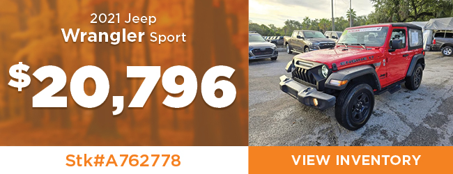Used 2021 Jeep Wrangler Sport