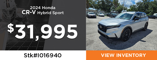 Used 2024 Honda CR-V Hybrid Sport Offer