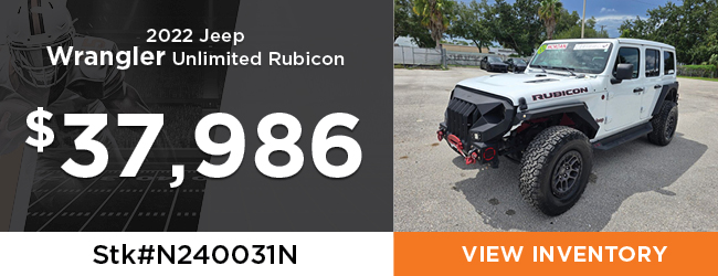 Used 2022 Jeep Wrangler Unlimited Rubicon Offer