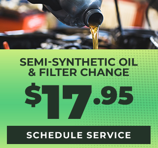 Semi-Synthetic OIl and Filter Change offer
