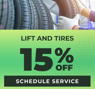 Lift and tires Offer