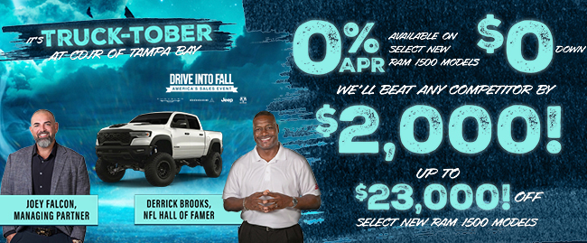 Its Truck-tober at CDJR of Tampa Bay