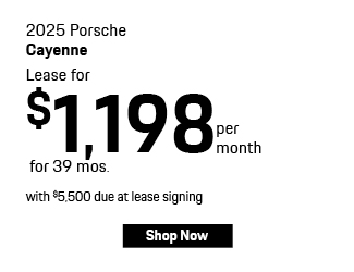 2024 Porsche Cayenne offer