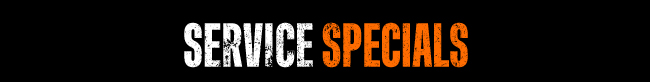 Service Specials
