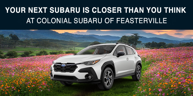 Your next Subaru is closer than you think at Colonial Subaru of Feasterville