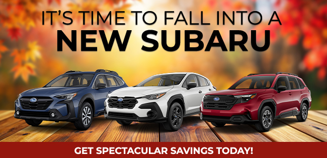 Now Is The Time Fall into a New Subaru