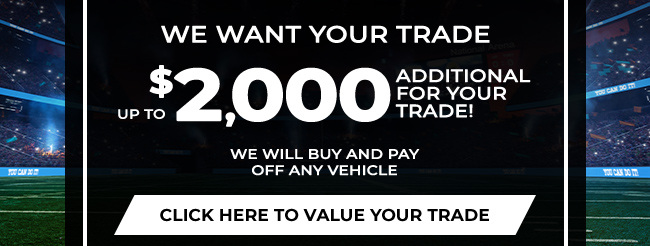 We want your trade