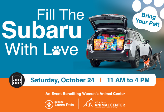 This October, Colonial Subaru of Feasterville is celebrating Subaru Loves Pets®
