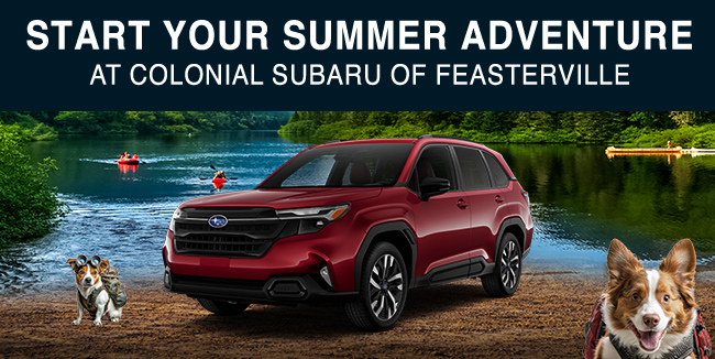 Start your summer adventure at Colonial Subaru of Feasterville