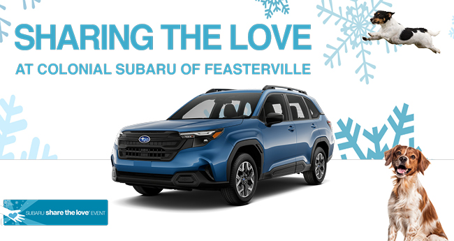 Sharing the Love at Colonial Subaru of Feasterville