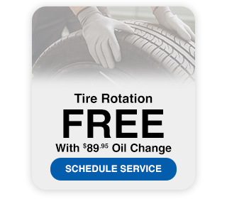 Tire Rotation Free with$89.95 Oil change