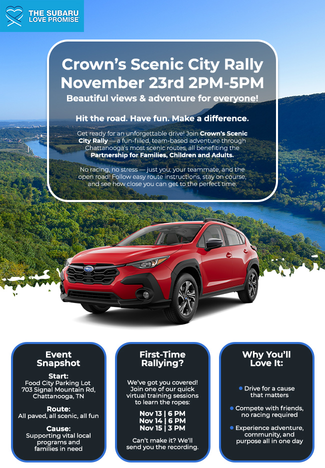 Crown's Scenic City Rally