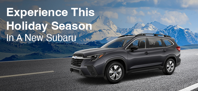 Experience this holiday season in a new Subaru