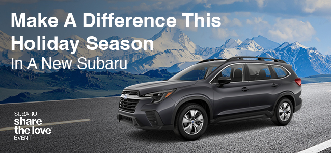 Experience this holiday season in a new Subaru