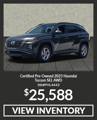 Certified Pre-Owned 2023 Hyundai Tucson SEL AWD