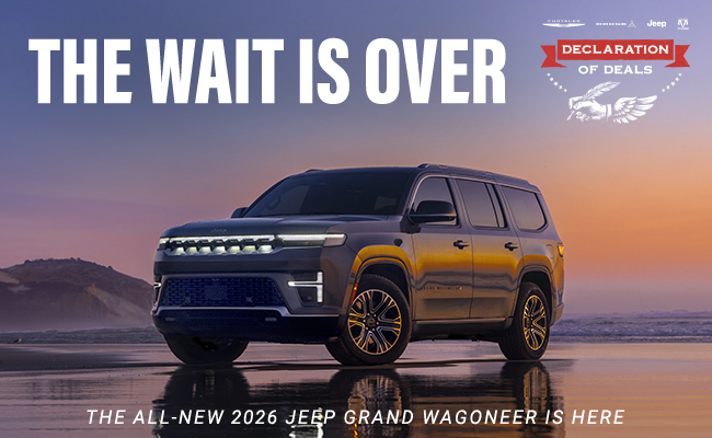 Just arrived - the all new 2026 Cherokee and Charger - Be among the first to own it
