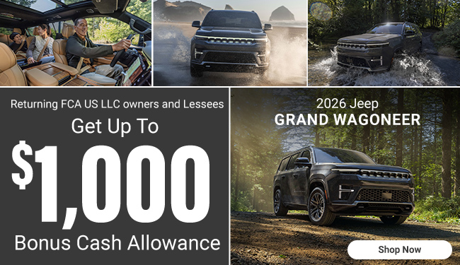 2026 Jeep Grand Wagoneer 4x2 offer