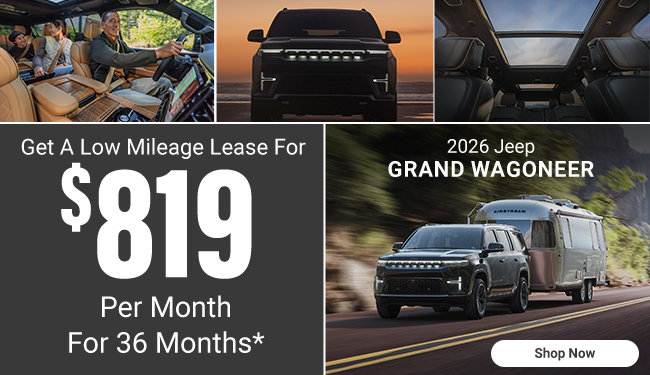 2026 Jeep Grand Wagoneer 4x2 offer