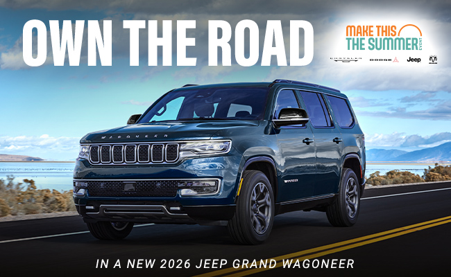 Own the road in a new 2026 Wagoneer - Be among the first to own it