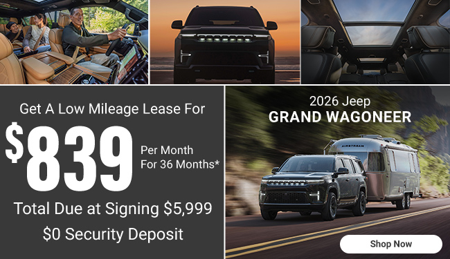 2026 Jeep Grand Wagoneer 4x2 offer