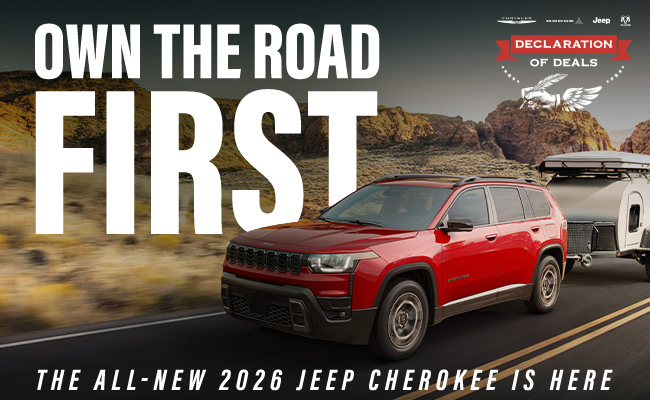 Own the road first - The All-New 2026 Jeep Cherokee is here