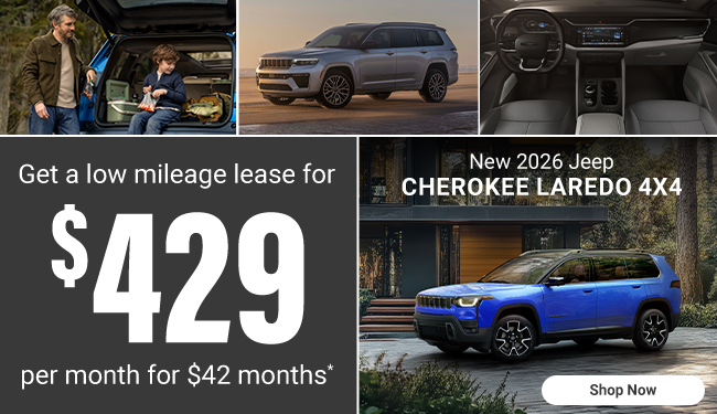 2026 Jeep Cherokee Laredo 4x4 offer