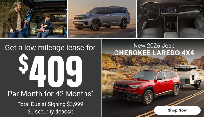 2026 Jeep Cherokee Laredo 4x4 offer