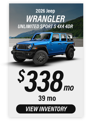 2026 Jeep Wrangler sport offer