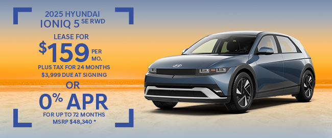offer on new 2025 Hyundai IONIQ