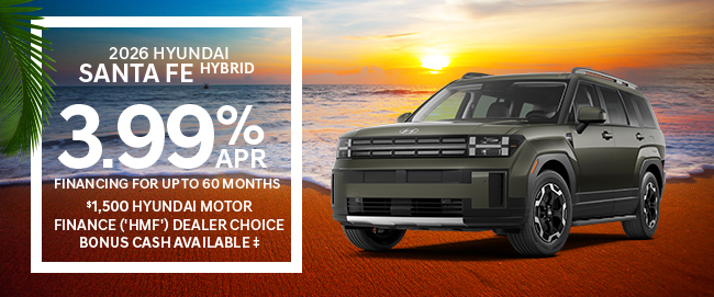 offer on new 2025 Hyundai Santa Fe Hybrid