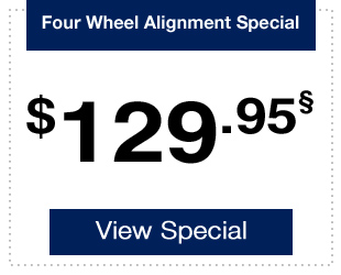 four wheel alignment special