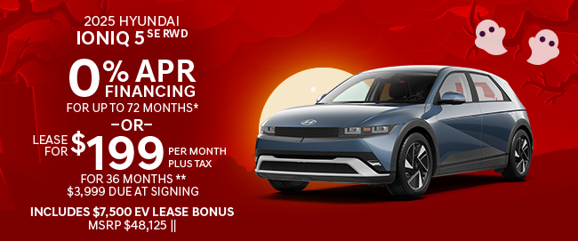 offer on new 2025 Hyundai Ioniq 5 SE RWD