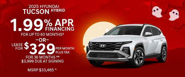 offer on new 2025 Tuscon Hybrid
