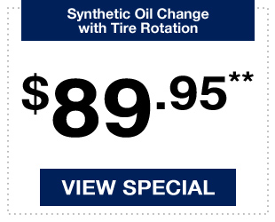 Synthetic Oil change with Tire rotation Special