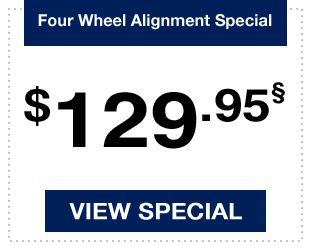 four wheel alignment special
